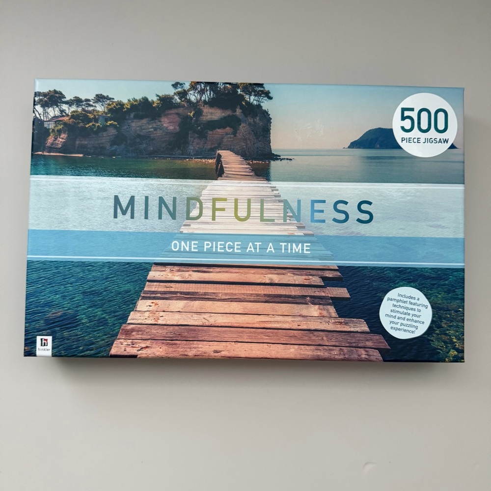 Mindfulness 500-Piece Jigsaw Puzzle - Boardwalk in Greece